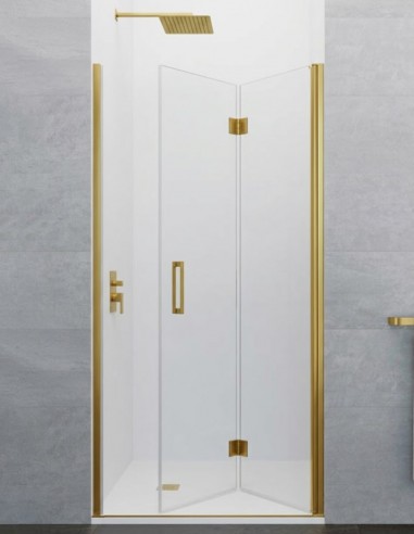 Mampara para ducha plegable oro - GLASS de GME