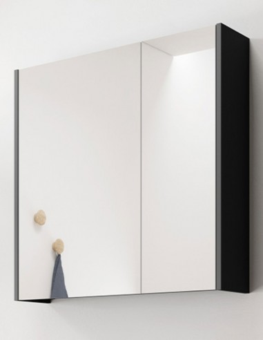 Espejo camerino de baño - MIRANDA de VisoBath negro