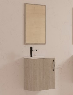 Mueble baño fondo reducido + espejo incluido TEDI MINI 2
