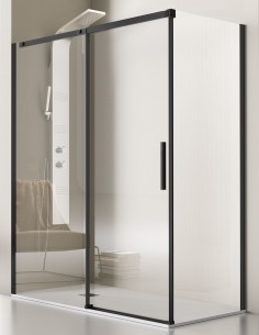 Mampara Kassandra negra modelo LUNA