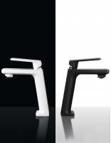 Grifo lavabo negro alto modelo FIYI de Imex