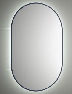 Espejo con diseño moderno white cotton 2