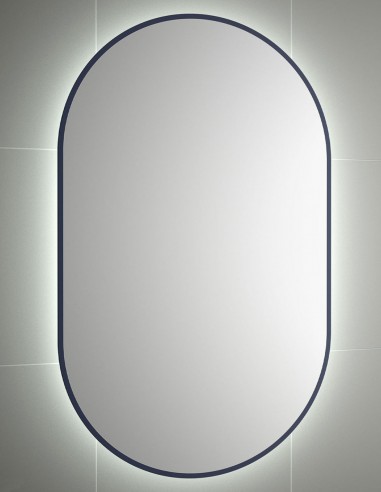 Espejo con diseño moderno black velvet