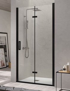 Mampara plegable negra modelo NARDI de Kassandra