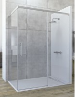 Mampara ducha puerta fijo + lateral fijo SATÉLITE de Seviban