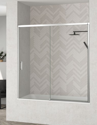 Mampara bañera hoja fija - corredera modelo Jazz