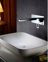 Grifo empotrado lavabo modelo Suecia Cromo de Imex