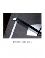 Grifo lavabo empotrado detalle modelo SUECIA de Imex.