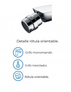 Grifo bidé cromo - LUXOR de Imex 2