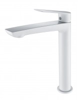Grifo blanco lavabo alto modelo LUXOR de Imex