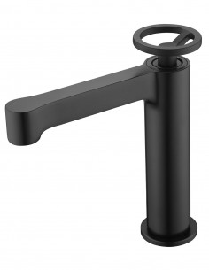 Grifo negro lavabo Imex negro ambiente 2