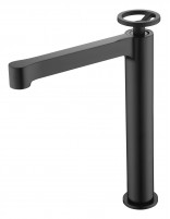 Grifo caño alto lavabo negro OLIMPO Imex