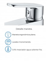 Imex TEIDE lavabo maneta