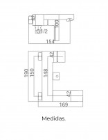 Grifería VALENCIA Imex croquis