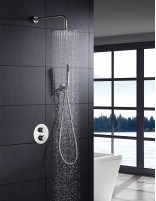Conjunto ducha acero inoxidable ambiente