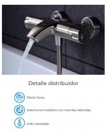 Grifo bañera acero inoxidable distribuidor