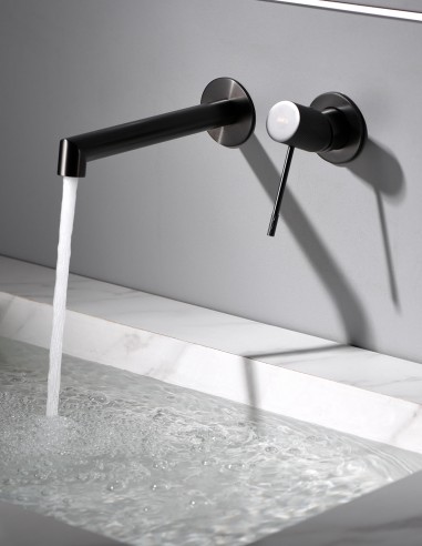 Grifería de lavabo empotrada abierta