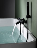 Grifo bañera negro Imex - LINE termostático