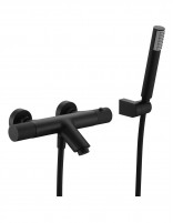 Grifo bañera negro Imex - LINE termostático