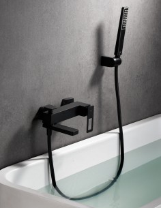 Grifo de bañera negro