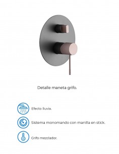 Ducha empotrable techo 2