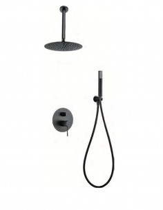 Conjunto ducha empotrable techo