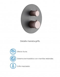 Conjunto ducha empotrado techo 2