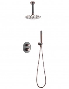 Conjunto ducha empotrado techo