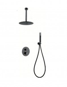 Conjunto ducha techo lluvia empotrada