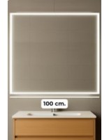 Espejos de baño de 100 cm.