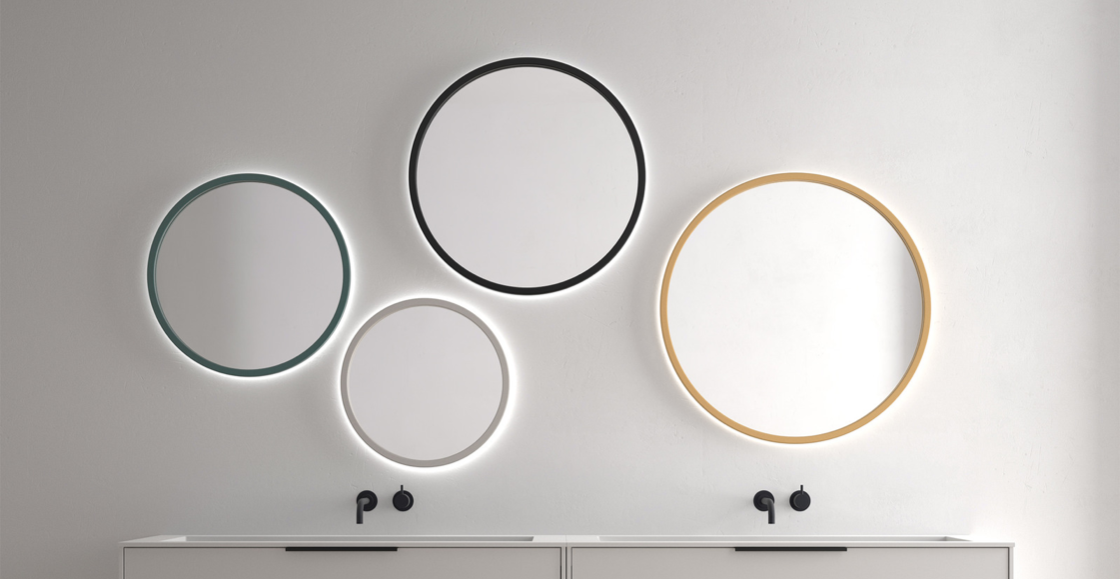 Espejos de baño con diferentes tamaños