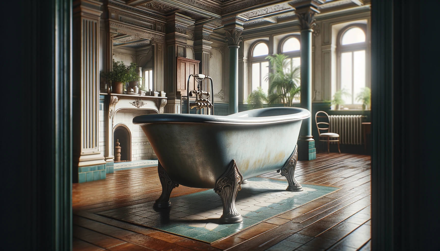 Ba&ntilde;era exenta siglo 19