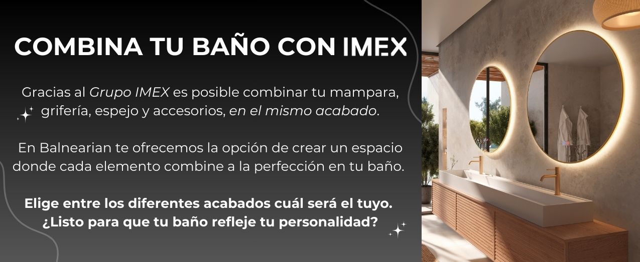 SBX Mamparas IMEX - Combina tu baño