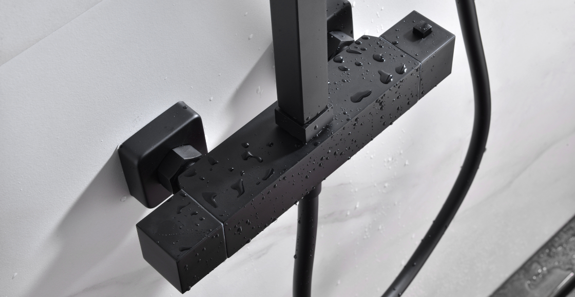 Grifería termostática para ahorrar agua.