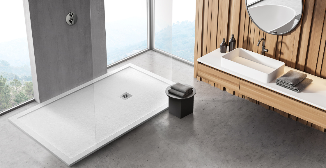 Plato de ducha a ras de suelo