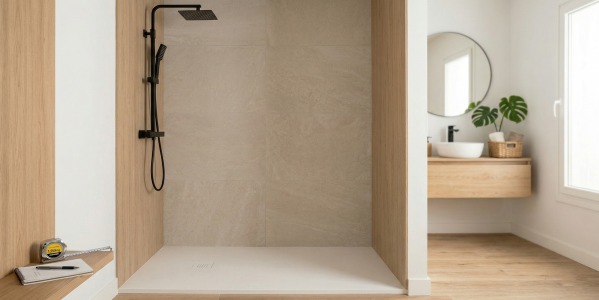 Cómo calcular el espacio de paso real antes de elegir tu mampara